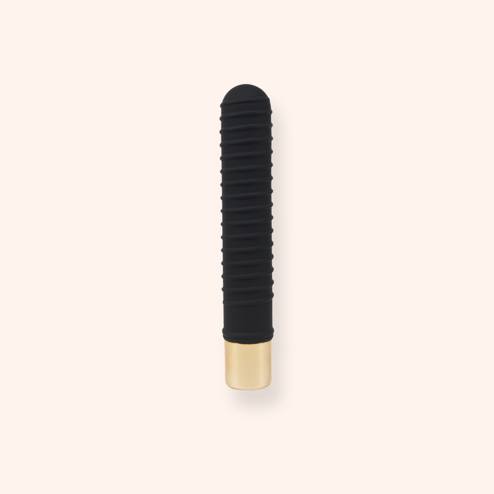 Vibromasseur Indiana Litolu, stimulateur nervuré en silicone