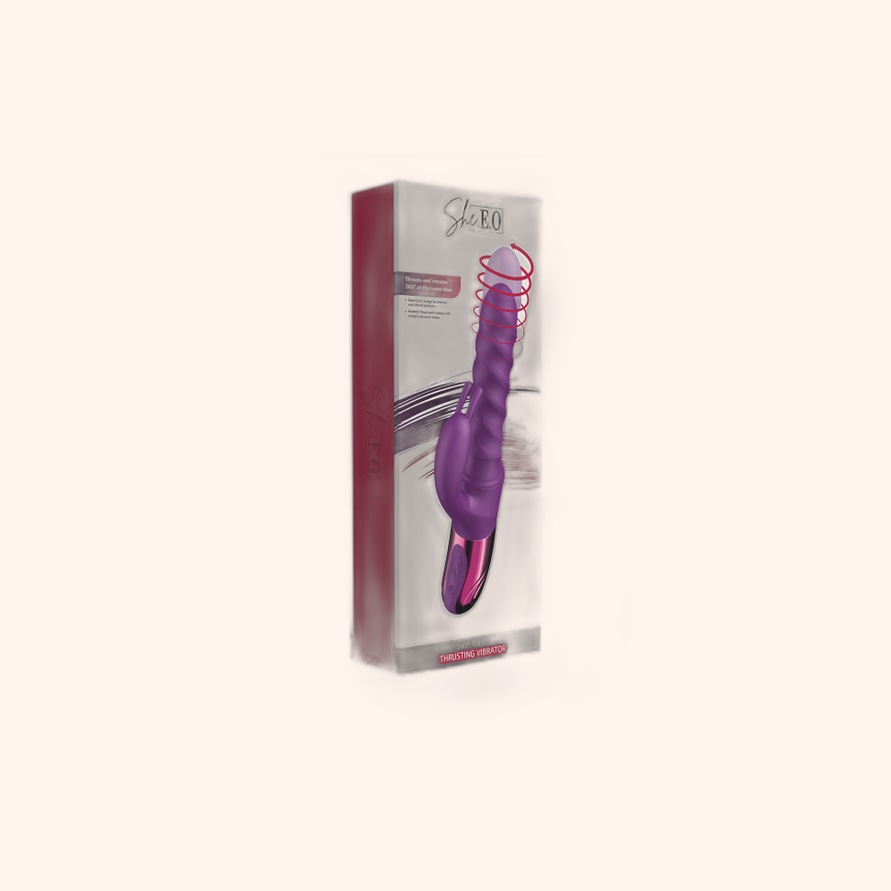 Vibromasseur rabbit Swirl Thrusting She.E.O