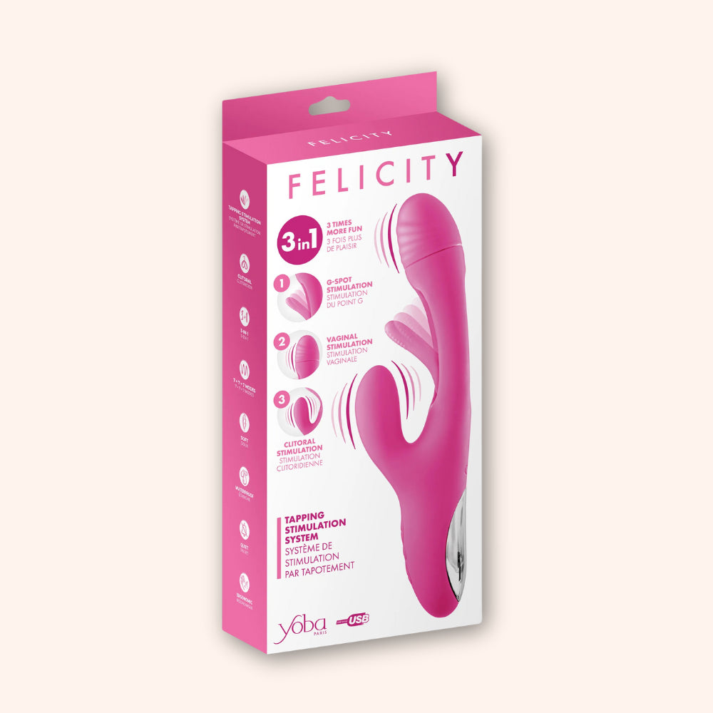 Felicity Yoba sextoy rabbit triple stimulation