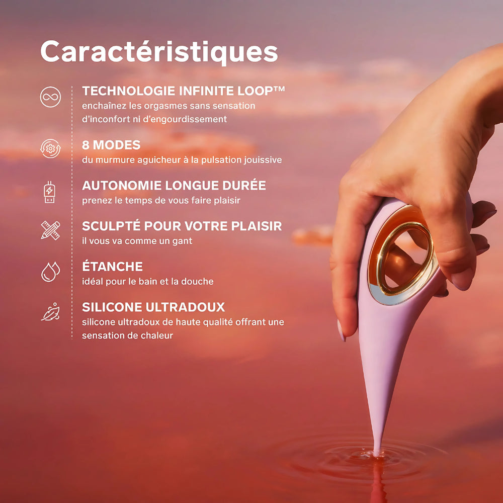Lelo Dot bleu stimulateur clitoris