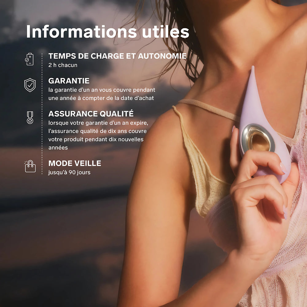 Lelo Dot bleu stimulateur clitoris
