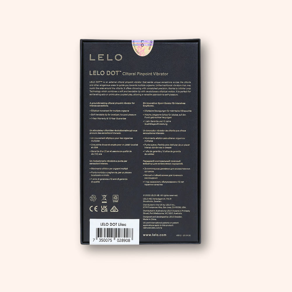 Lelo Dot violet stimulateur clitoris