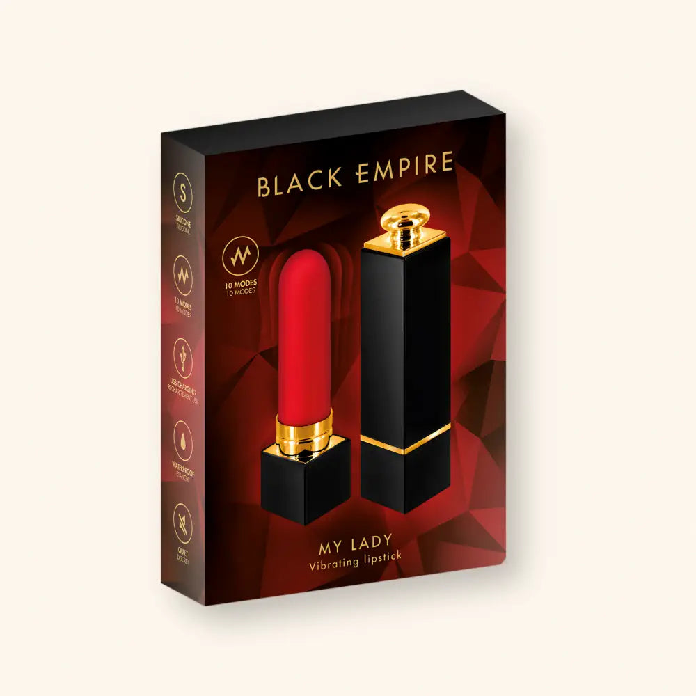 Mini vibro rouge a levres My Lady Black Empire