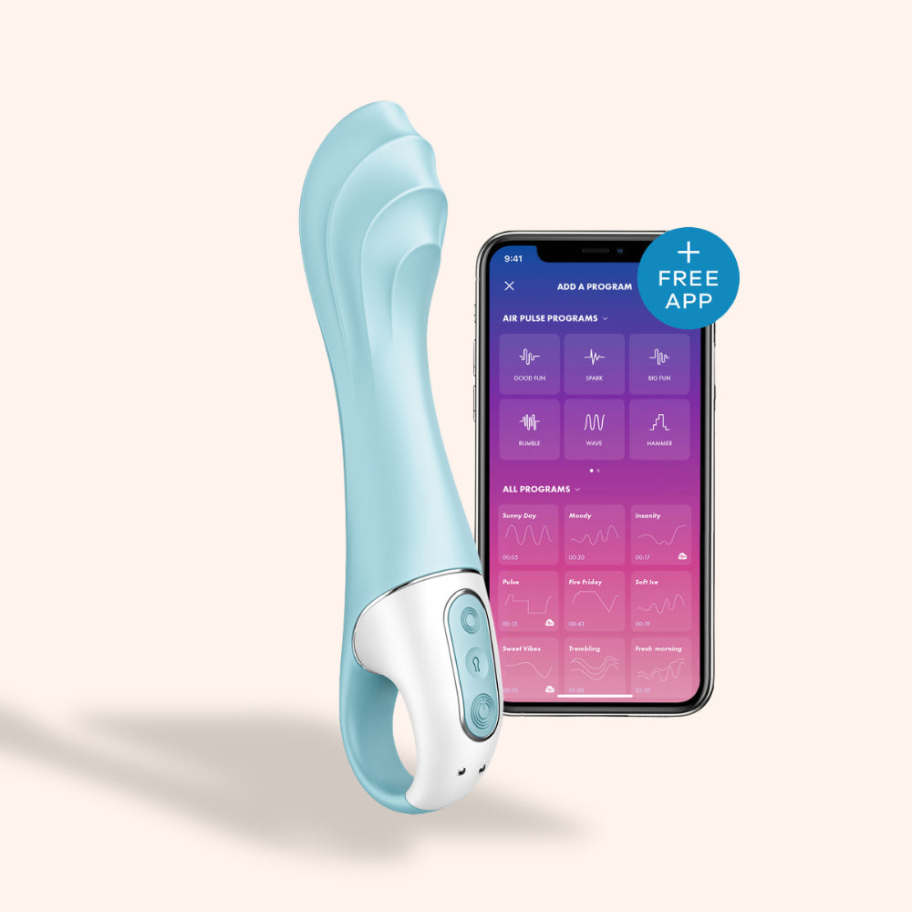 Satisfyer Air Pump Vibrator 5+ vibromasseur application