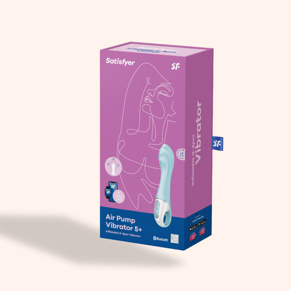 Satisfyer Air Pump Vibrator 5+ vibromasseur application