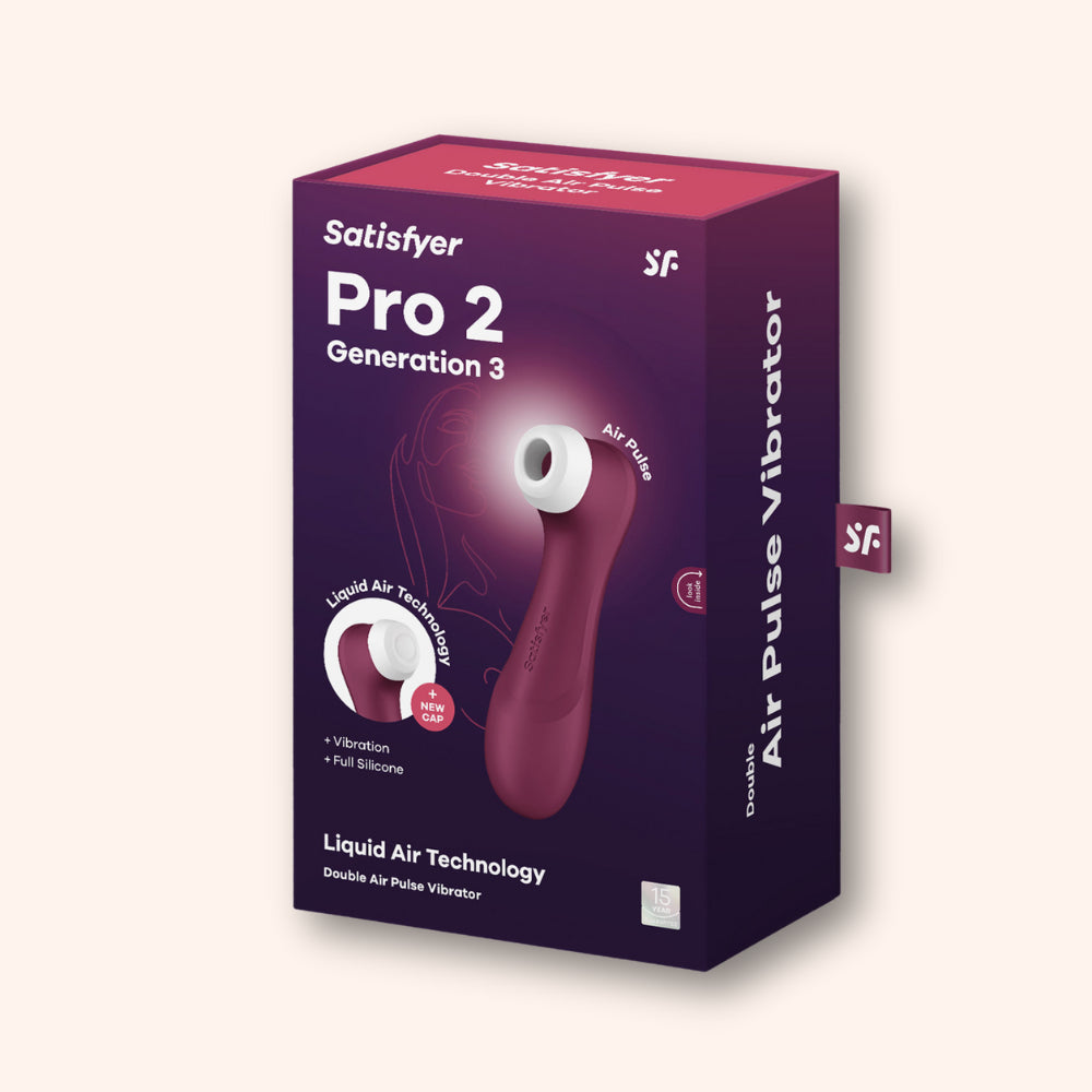 Satisfyer Pro 2 Gen 3 bordeaux double stimulation clitoridienne