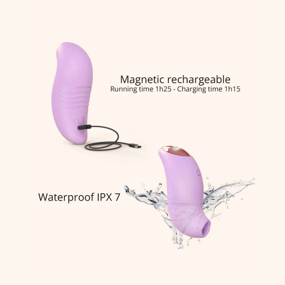 Stimulateur clitoridien Believer Love to Love mauve