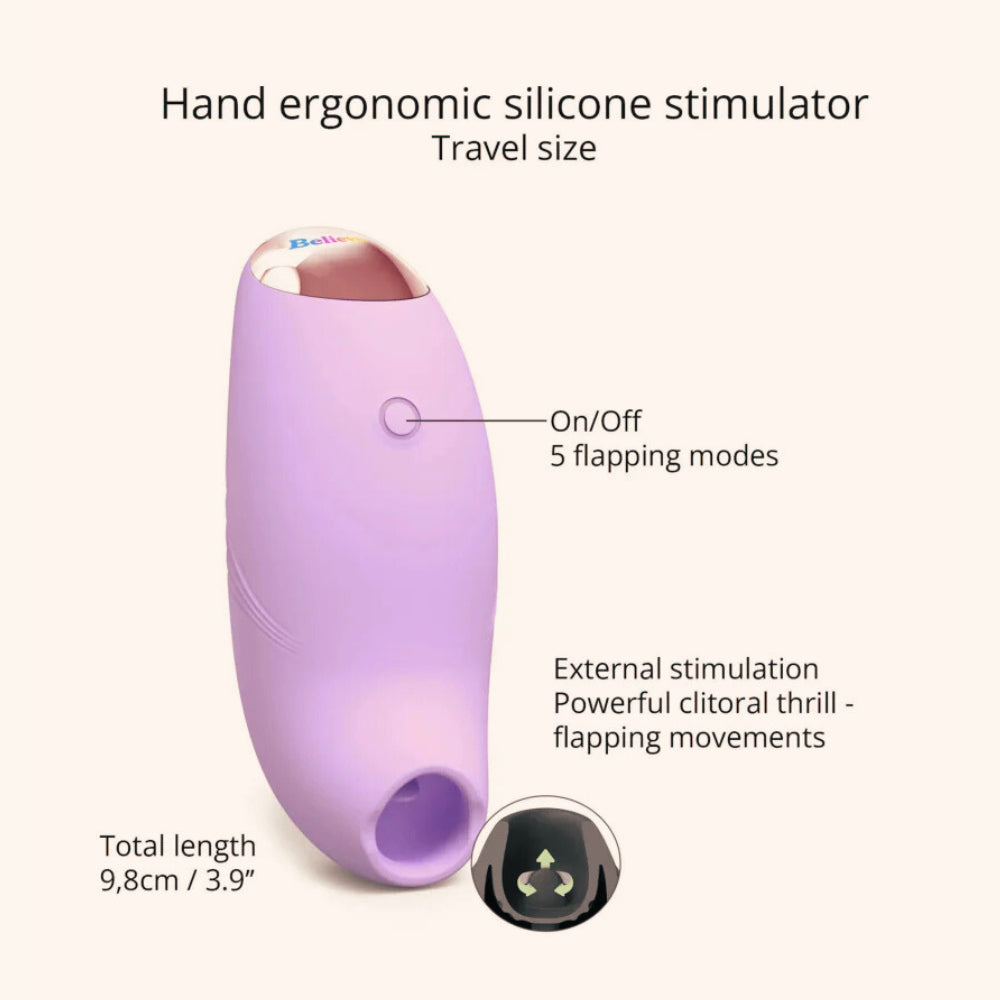 Stimulateur clitoridien Believer Love to Love mauve