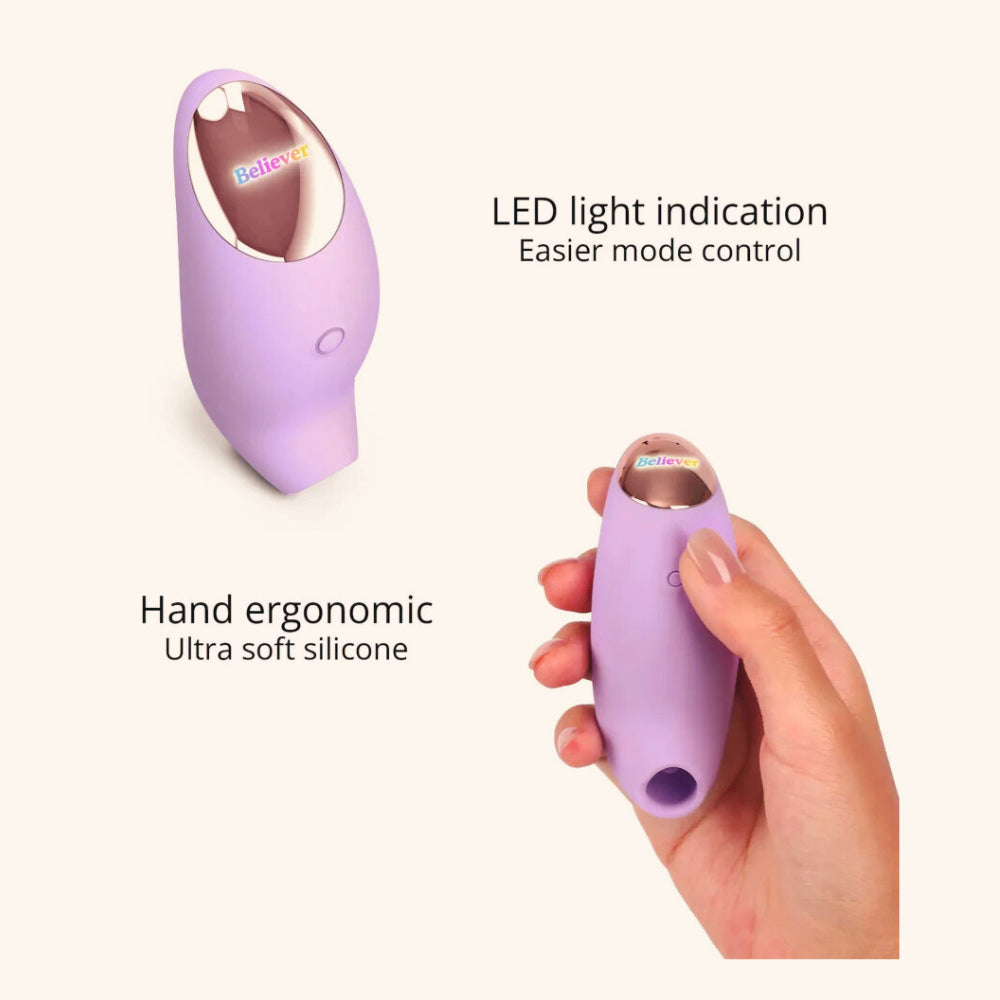 Stimulateur clitoridien Believer Love to Love mauve