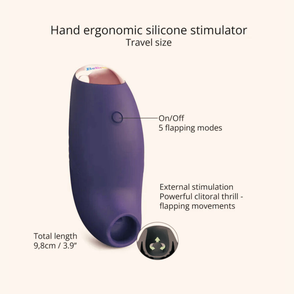 Stimulateur clitoridien Believer Love to Love violet