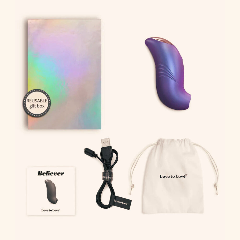 Stimulateur clitoridien Believer Love to Love violet