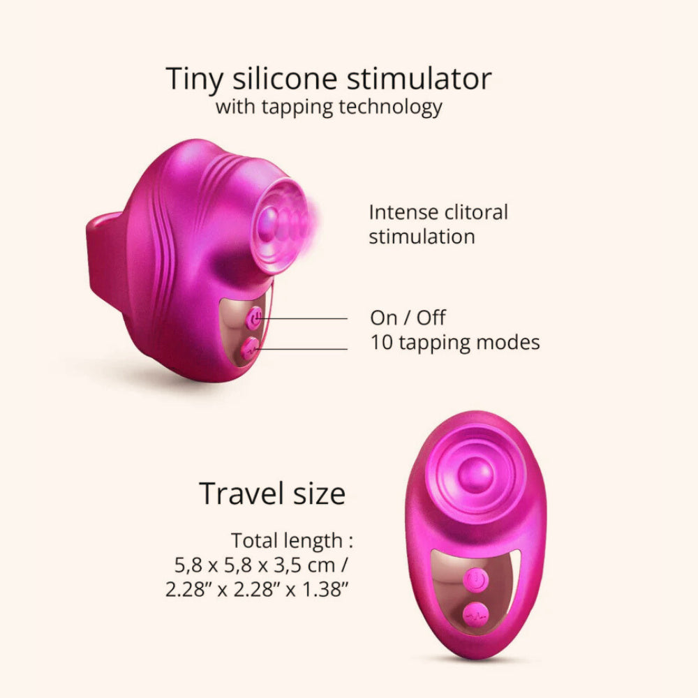 Stimulateur clitoridien Kisscool Love to Love fuschia