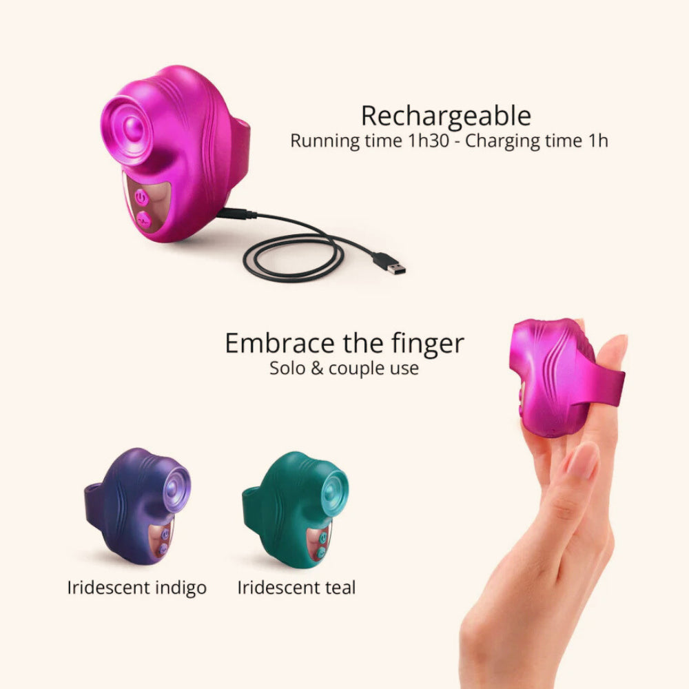 Stimulateur clitoridien Kisscool Love to Love fuschia