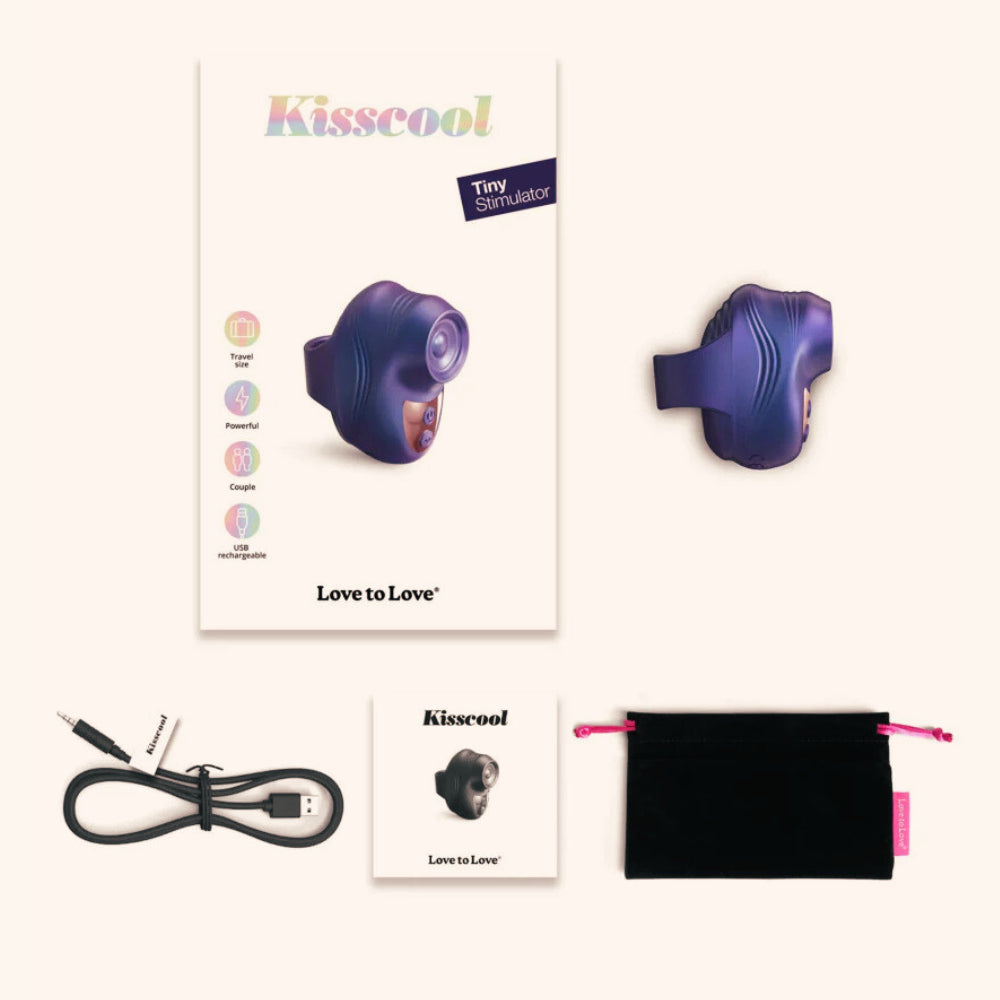 Stimulateur clitoridien Kisscool Love to Love violet