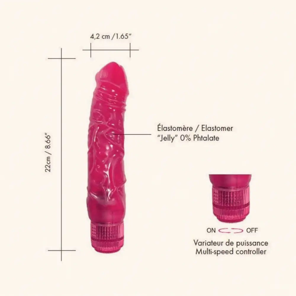 Vibromasseur realiste Jelly Boy dorcel