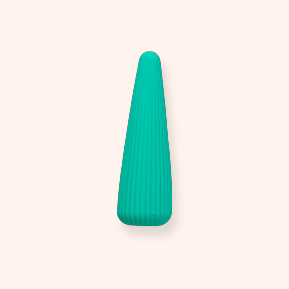 Vibromasseur IcyCone FairyGasm, stimulateur nervuré rechargeable