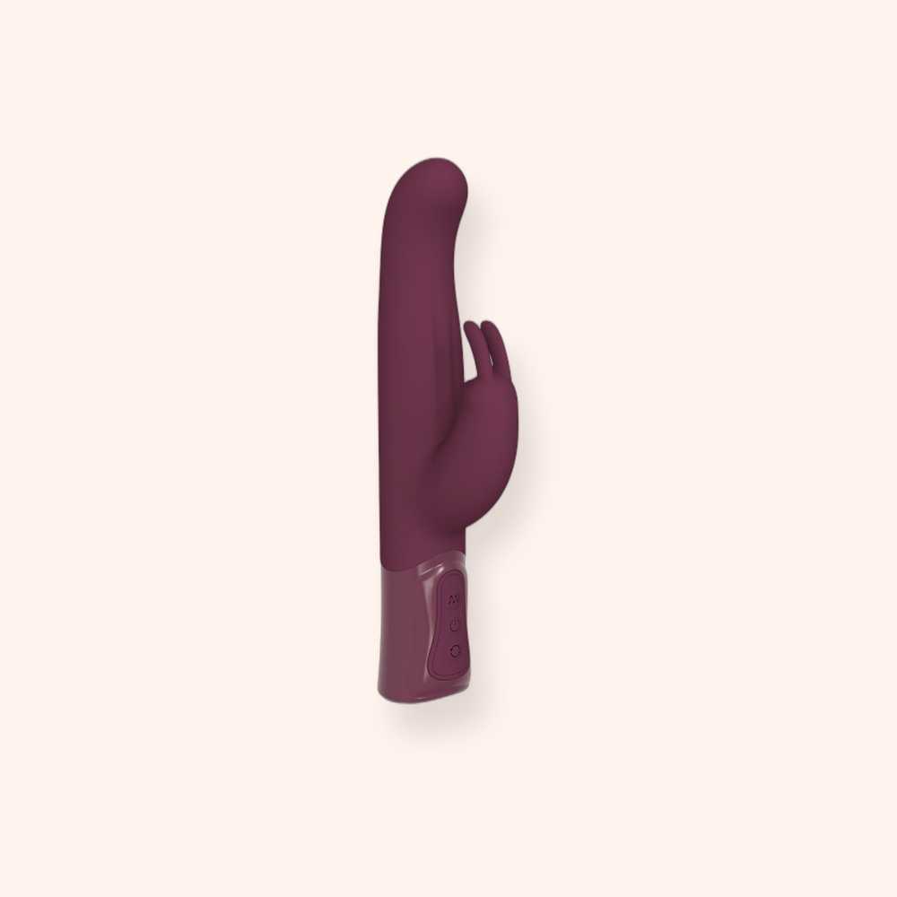 Vibromasseur rabbit rotatif triple stimulation XXL She.E.O