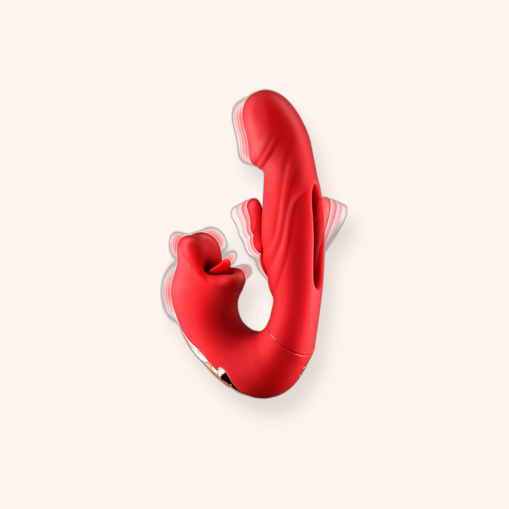 Vibromasseur rabbit 3-en-1 Kissy Yoba