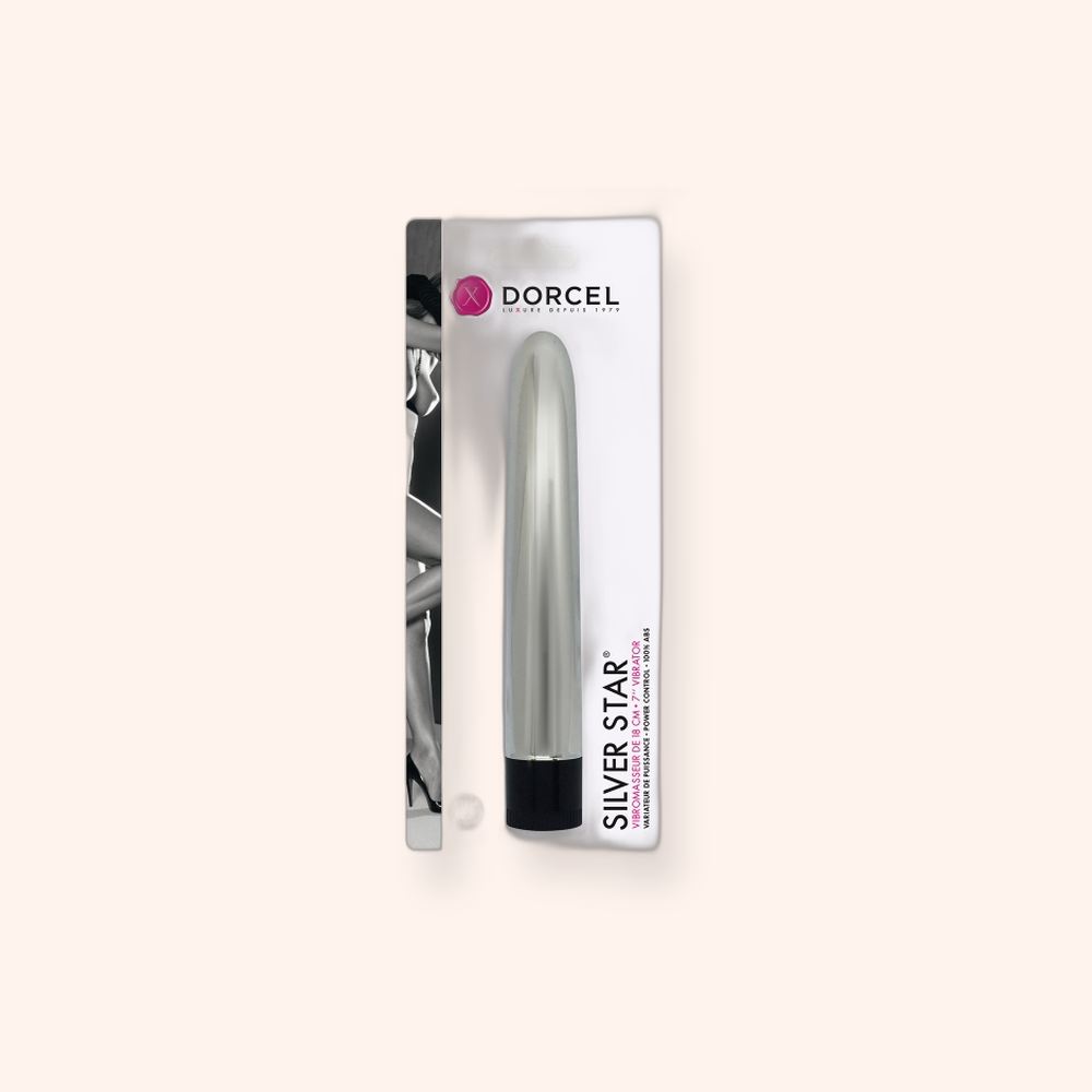 Vibromasseur Silver Star Dorcel, stimulateur classique multivitesse