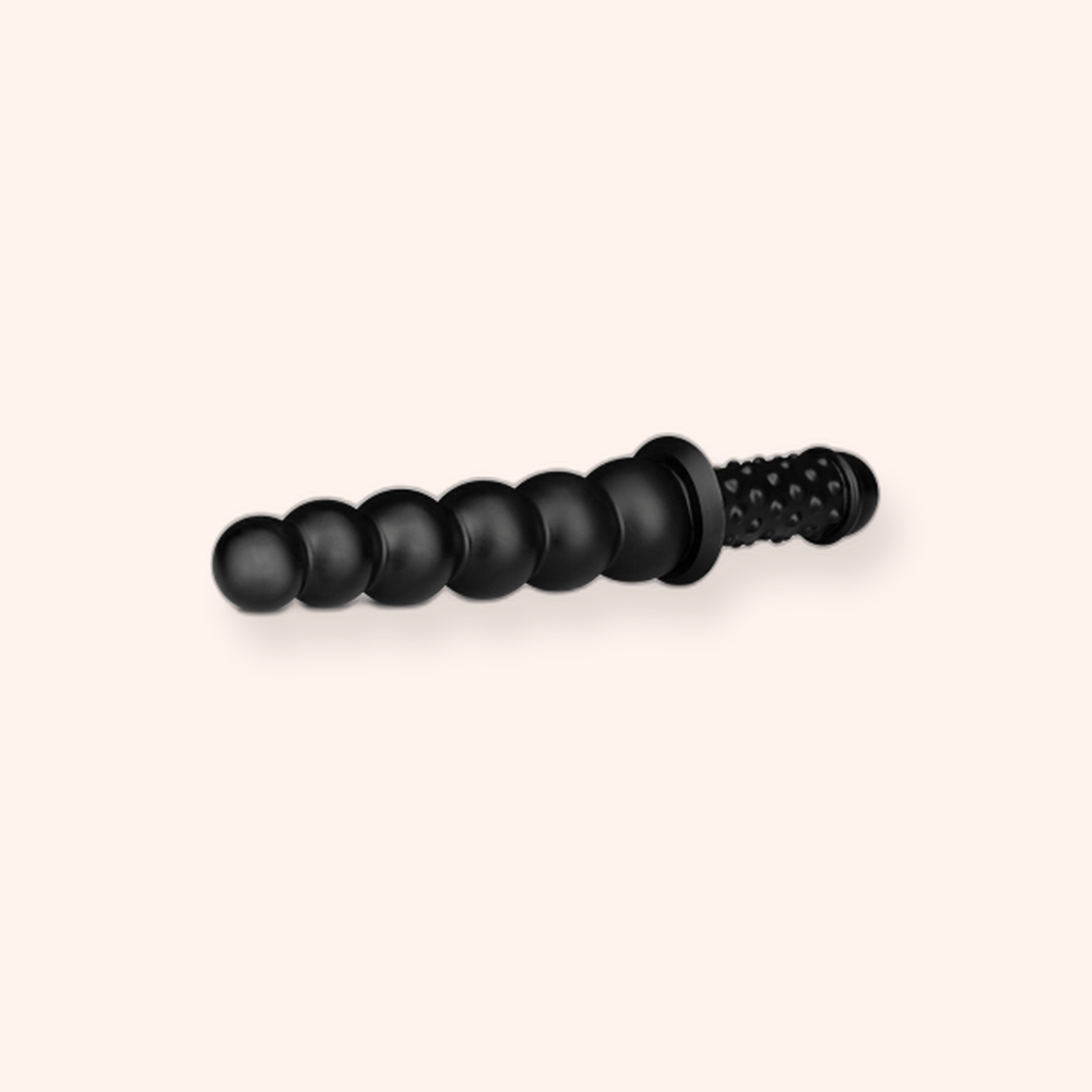 Double gode anal Akimbo BUTTR, silicone 35 cm
