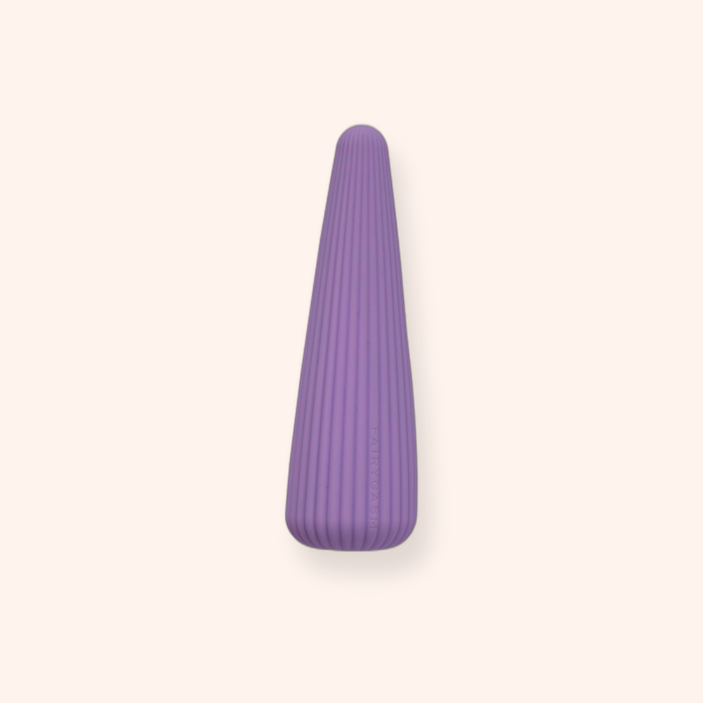 Vibromasseur IcyCone FairyGasm, stimulateur nervuré rechargeable