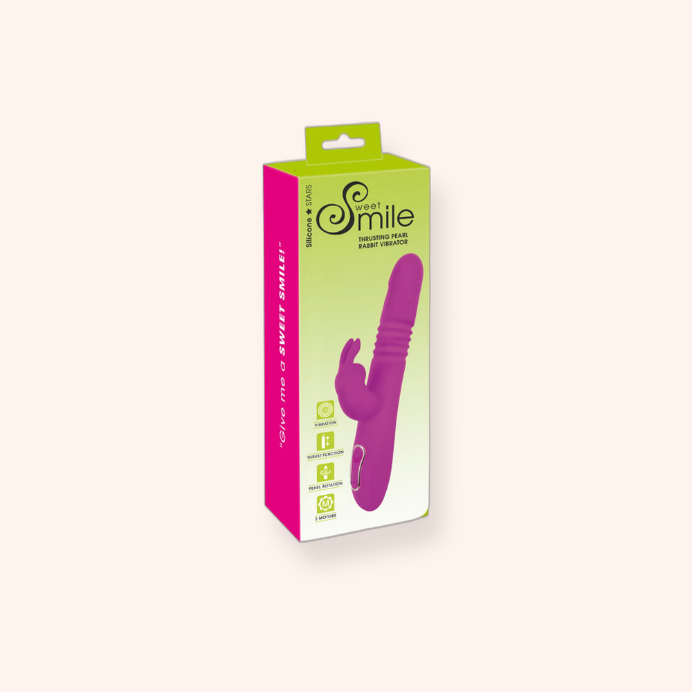 Vibromasseur rabbit Thrusting Pearl Sweet Smile