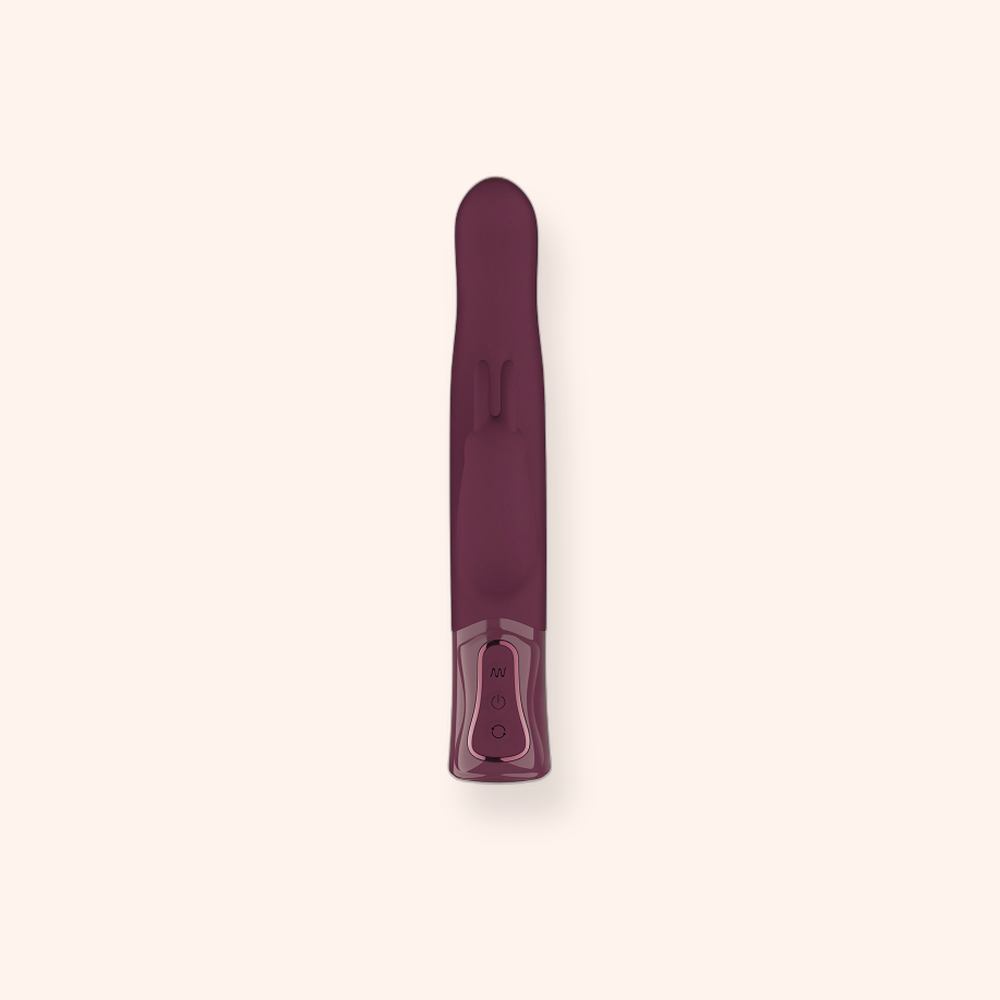 Vibromasseur rabbit rotatif triple stimulation XXL She.E.O
