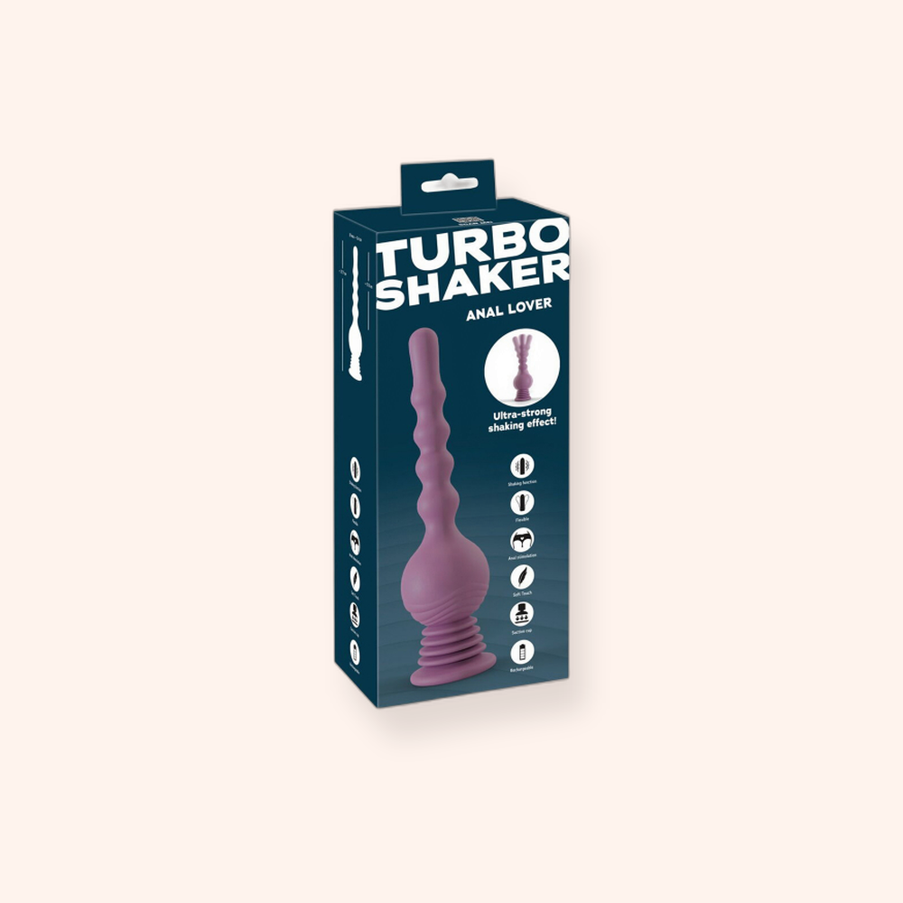 Vibromasseur anal Turbo Shaker Anal Lover, chapelet à boules