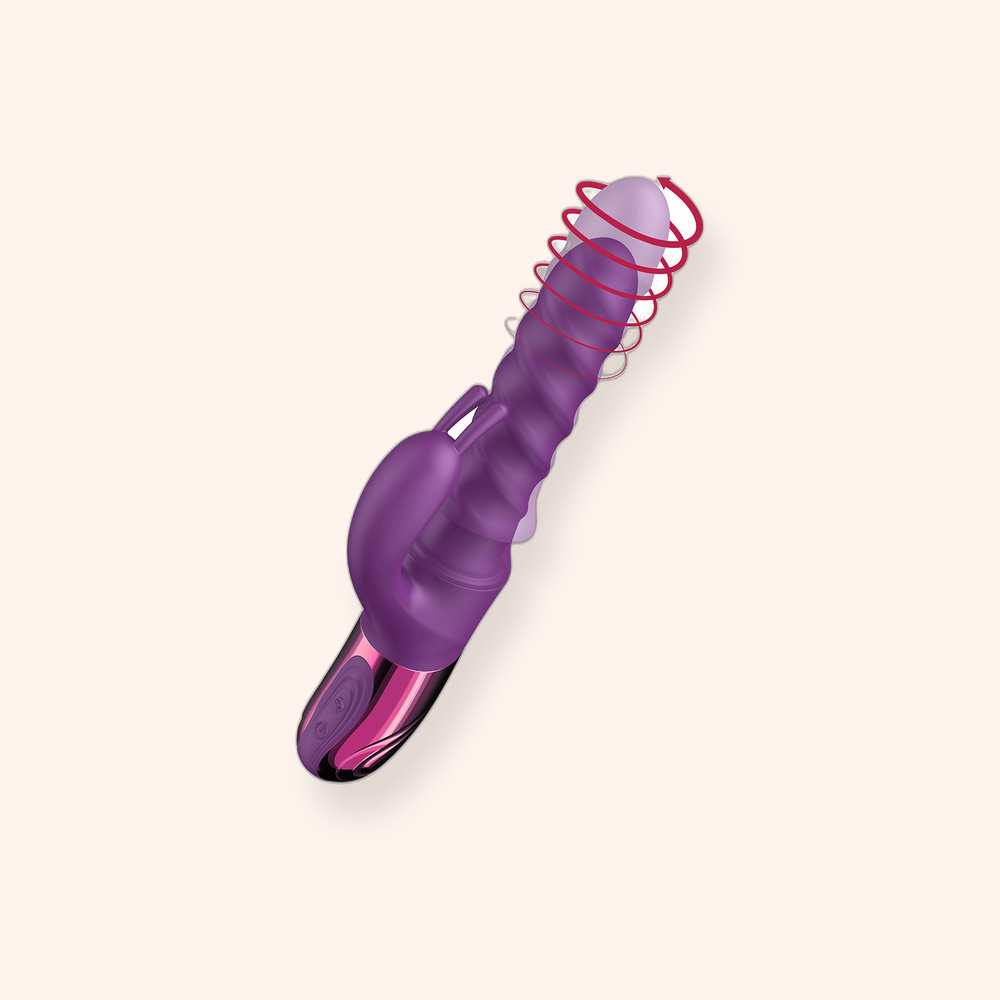 Vibromasseur rabbit Swirl Thrusting She.E.O
