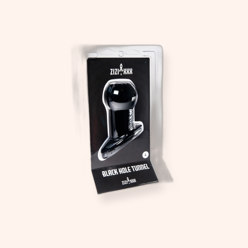 Plug anal tunnel ZIZI XXX, plug creux en silicone