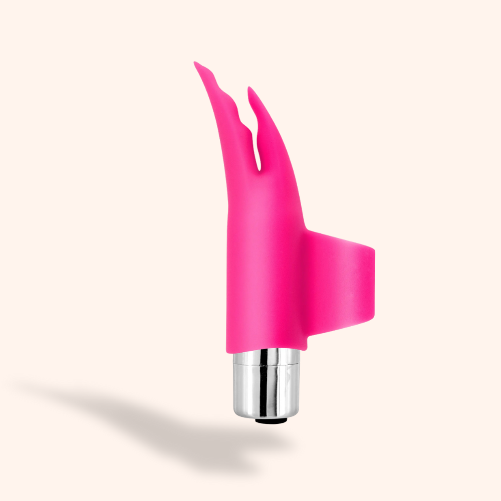 Doigt Vibrant Naughty Tongue - Stimulateur Clitoridien Mini Vibrateur LOVE AND VIBES, ABS/silicone