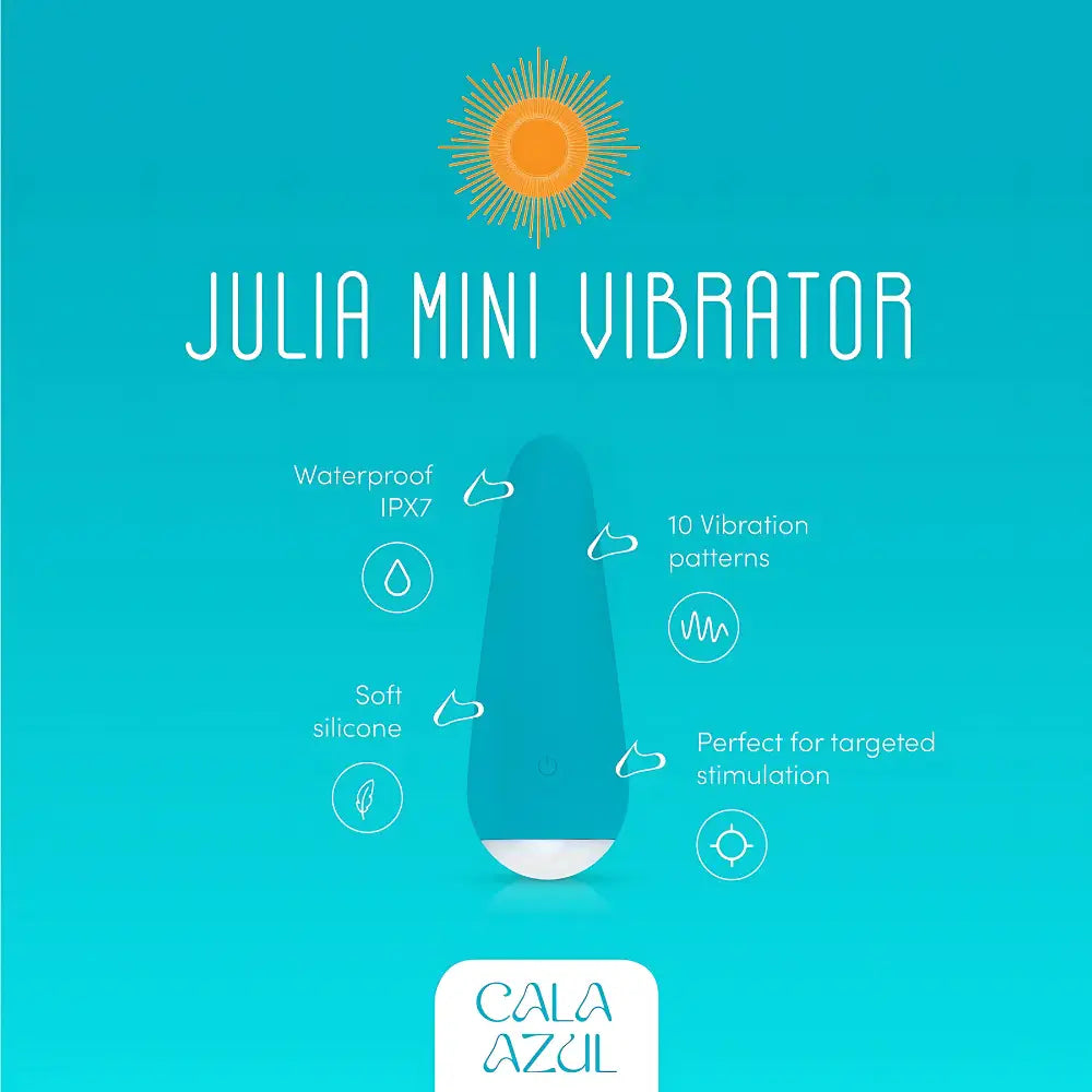 Mini vibromasseur clitoridien Julia Cala Azul