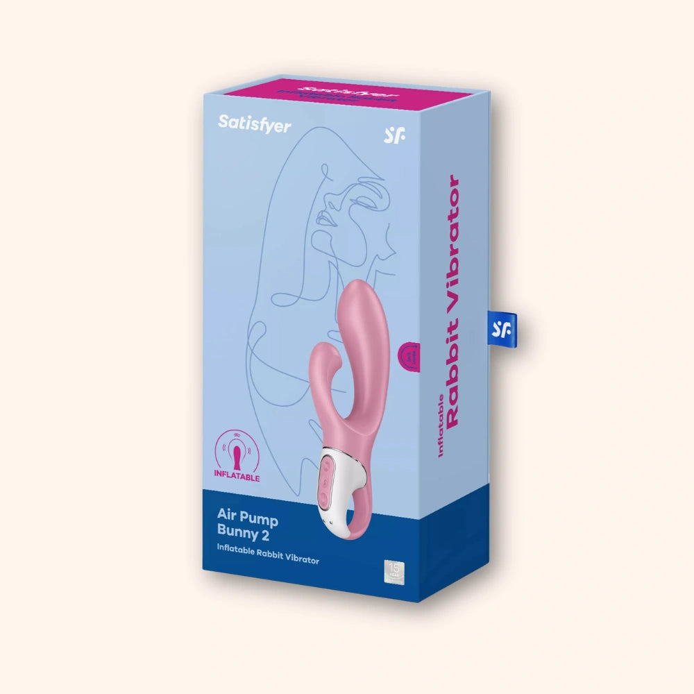 Satisfyer Air Pump Bunny 2 vibromasseur rabbit gonflable