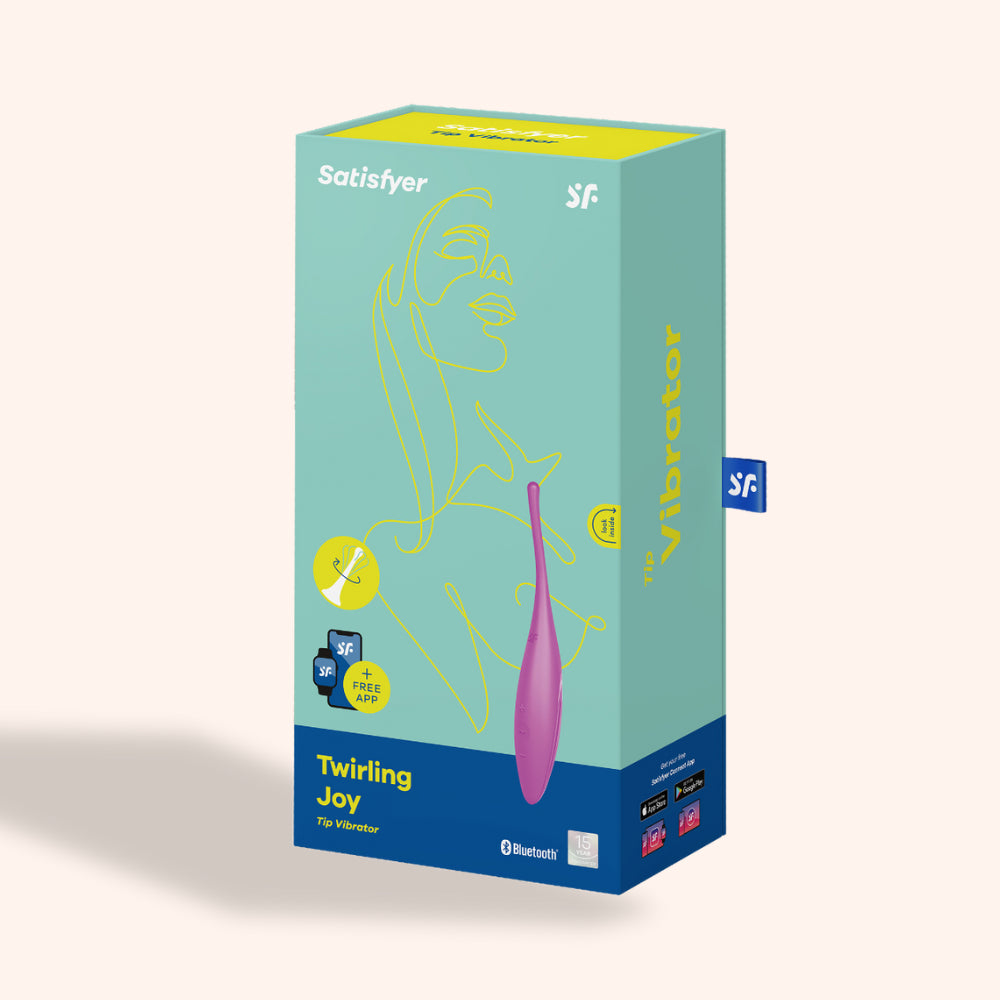 Twirling Joy Satisfyer Stimulateur clitoridien connecte