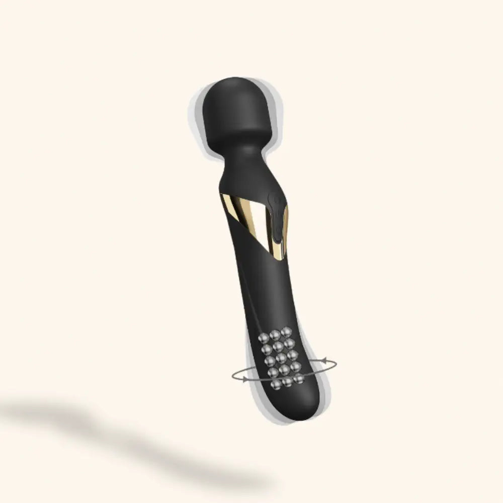 Vibromasseur wand Dual Orgasms Gold Dorcel