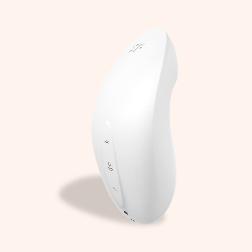 Vulva Lover 2 Satisfyer blanc vibromasseur clitoridien