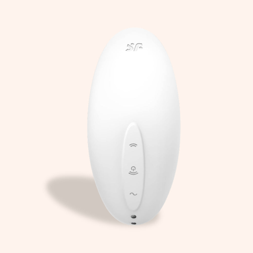 Vulva Lover 2 Satisfyer blanc vibromasseur clitoridien