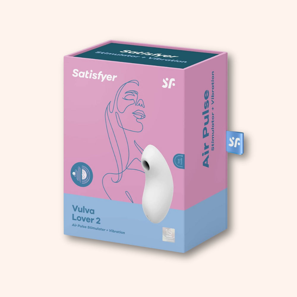 Vulva Lover 2 Satisfyer blanc vibromasseur clitoridien