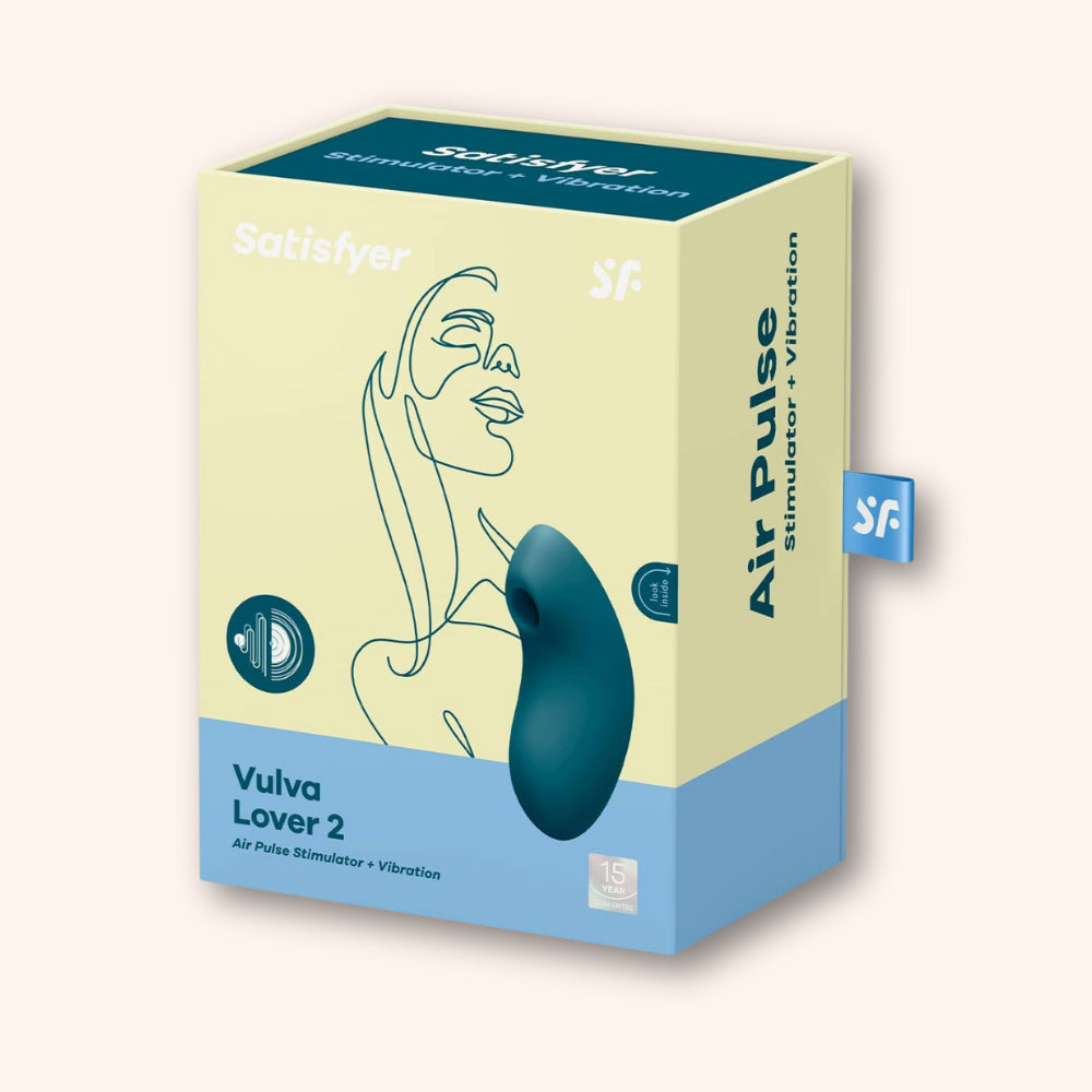 Vulva Lover 2 Satisfyer bleu vibromasseur clitoridien