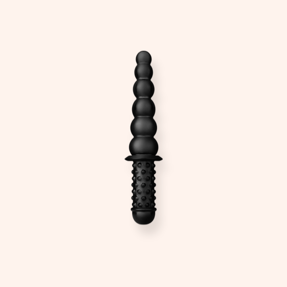 Double gode anal Akimbo BUTTR, silicone 35 cm