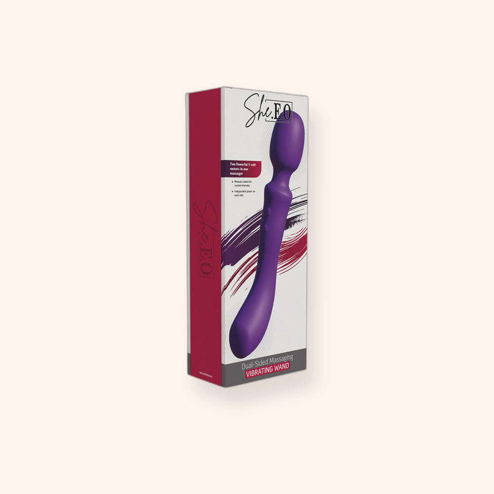 Vibromasseur Wand 2-en-1 She.E.O