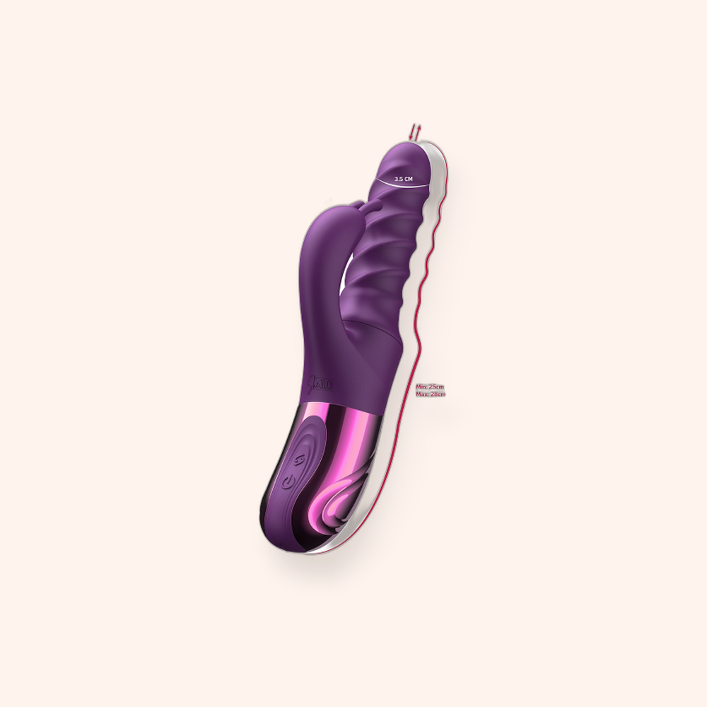 Vibromasseur rabbit Swirl Thrusting She.E.O