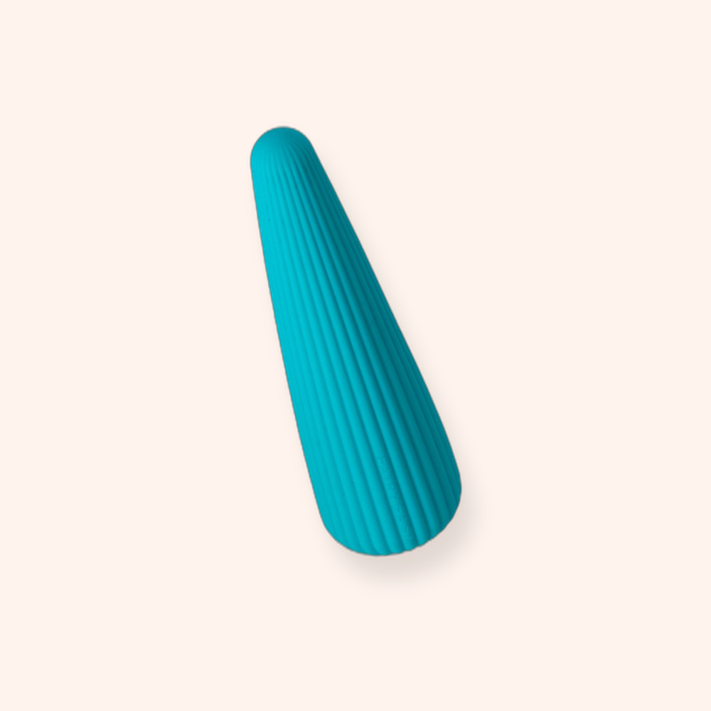 Vibromasseur IcyCone FairyGasm, stimulateur nervuré rechargeable