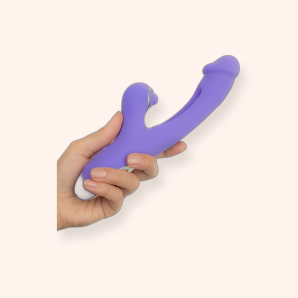 Vibromasseur rabbit Tess Good Vibes Only, tapping point G