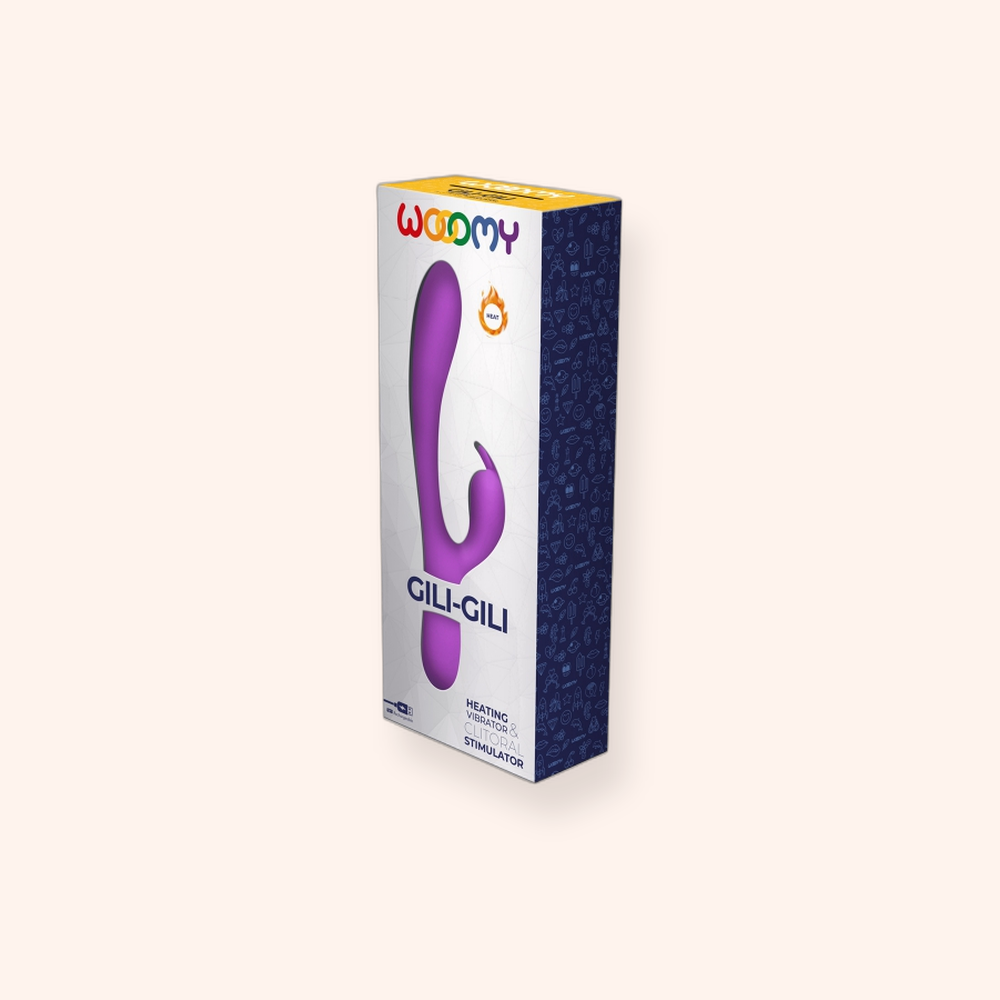 Vibromasseur rabbit chauffant Gili-Gili Wooomy