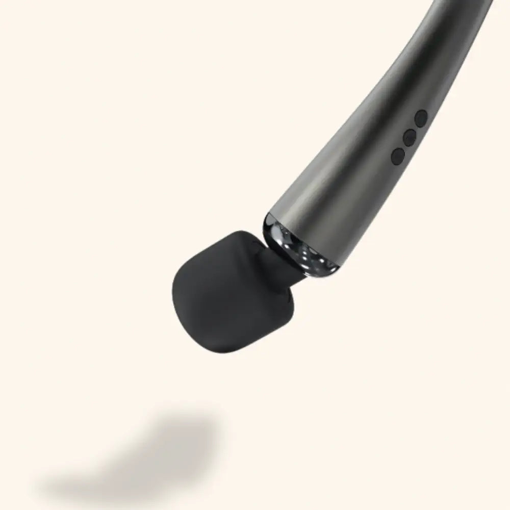 vibromasseur wand Megawand argent Dorcel