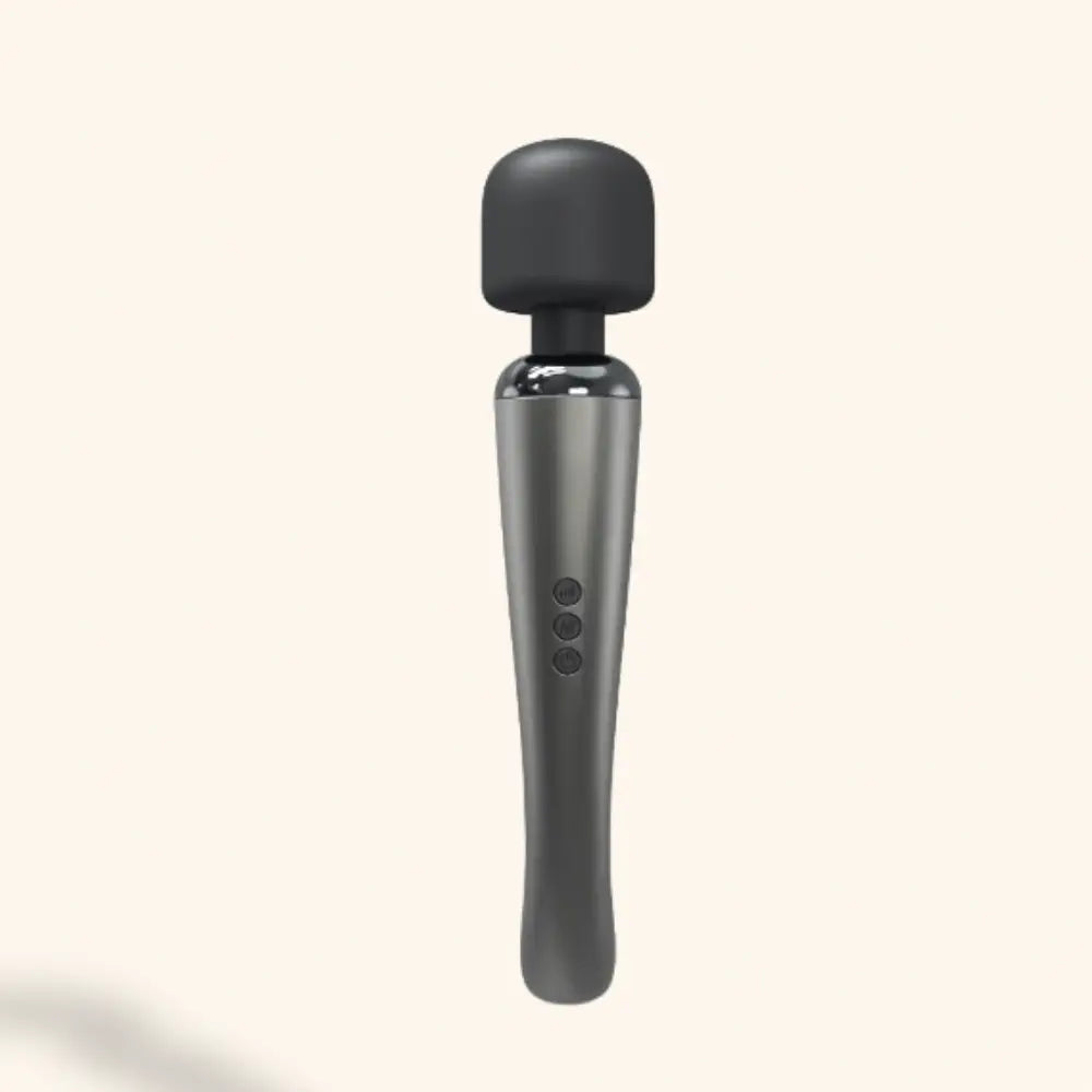 vibromasseur wand Megawand argent Dorcel