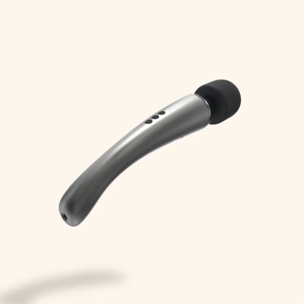 vibromasseur wand Megawand argent Dorcel