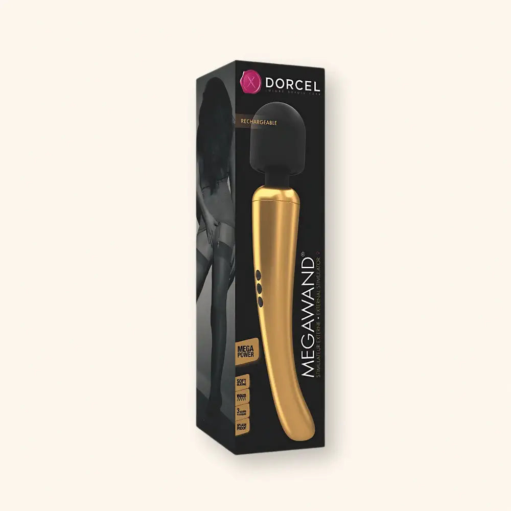 vibromasseur wand Megawand or Dorcel
